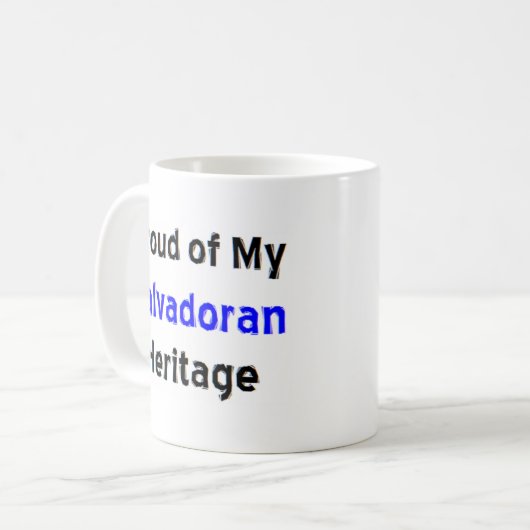 salvadoraanse koffie - mok (Voorkant links)