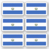 Salvadoraanse vlag sticker (Voorkant)