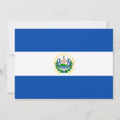 Salvadoraanse vlag, vlag van El Salvador bruiloft Kaart (Achterkant)