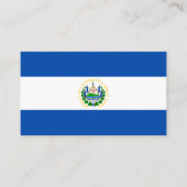 Salvadoraanse vlag, vlag van El Salvador Visitekaartje (Voorkant)