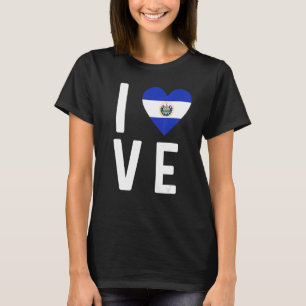 Salvadoran Flag DNA El Salvador Salvadoreña Guanac T-shirt