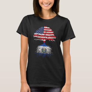 Salvadorees-Amerikaanse wortels El Salvador Vlag T-shirt