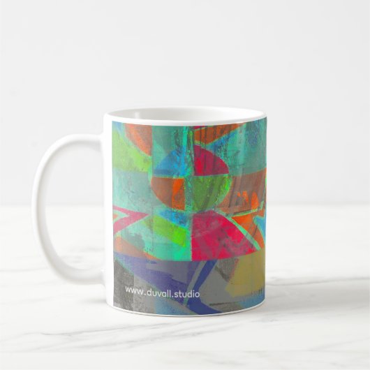 salvage abstract coffee mug koffiemok (Links)