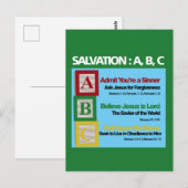 Salvatie ABC Briefkaart (Voorkant / Achterkant)