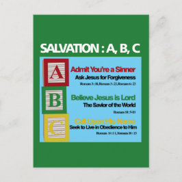 Salvatie ABC Briefkaart