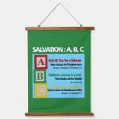 Salvatie ABC Hangend Wandkleed (Voorkant)