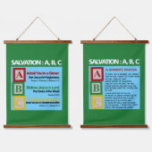 Salvatie ABC Hangend Wandkleed (Dubbel)