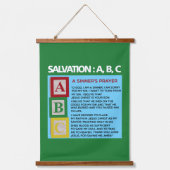 Salvatie ABC Hangend Wandkleed (Voorkant 2)