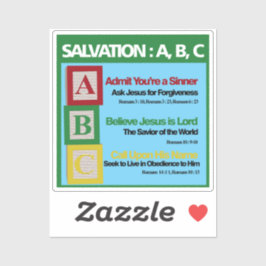 Salvatie ABC Sticker
