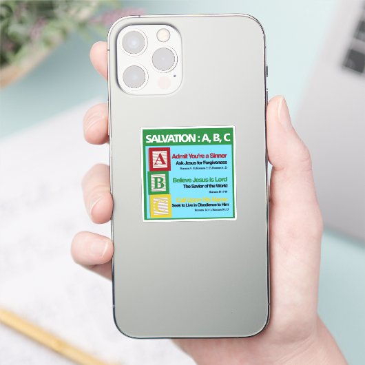 Salvatie ABC Sticker (Telefoon)