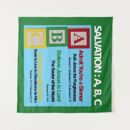 Salvatie ABC Wandkleed (Voorkant (horizontaal))