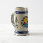 Salvatieduiker Beer Stein Bierpul (Voorkant links)