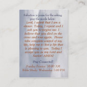 Salvatiekaart: Dit is jouw dag! Visitekaartje (Achterkant)