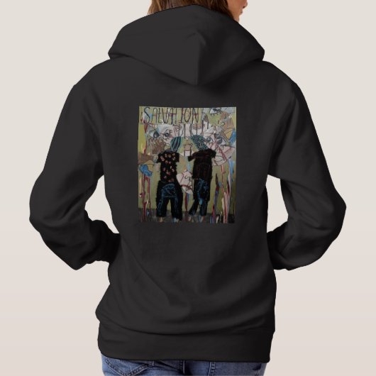 Salvation Abstract Art  Hoodie (Achterkant)