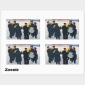 Salvation Army Band Rechthoekige Sticker (Vel)