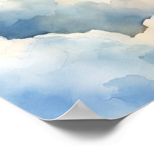 Salvation, Cross in the Clouds, Poster (Hoek)