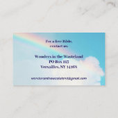 Salvation Gospel KJV Bijbelse Christelijke outreac Visitekaartje (Achterkant)