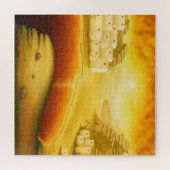 "Salvation" - Midden-Oosten, Orient Sunset Paintin Legpuzzel (Horizontaal)