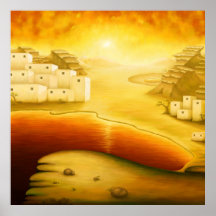 "Salvation" - Midden-Oosten, Orient Sunset Paintin