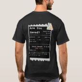 Salvation Receipt Grappig Christelijk T-shirt (Achterkant)