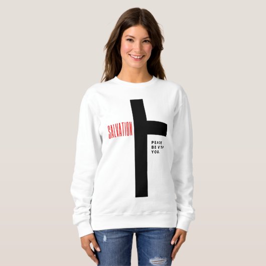 Salvation wit Sweatshirt (Voorkant volledig)
