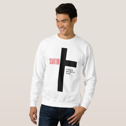 Salvation wit Sweatshirt (Voorkant volledig)