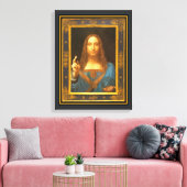Salvator Mundi 1500 Leonardo da Vinci Canvas Afdru (Insitu (Woonkamer))