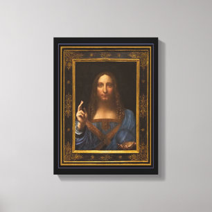 Salvator Mundi 1500 Leonardo da Vinci Canvas Afdru