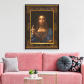 Salvator Mundi 1500 Leonardo da Vinci Canvas Afdru (Insitu (Woonkamer))
