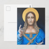 Salvator Mundi Briefkaart (Voorkant / Achterkant)