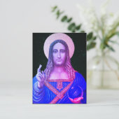 Salvator Mundi Briefkaart (Staand voorkant)