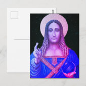 Salvator Mundi Briefkaart (Voorkant / Achterkant)
