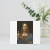 Salvator Mundi by Leonardo da Vinci Briefkaart (Staand voorkant)