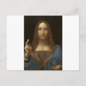 Salvator Mundi by Leonardo da Vinci Briefkaart (Voorkant)