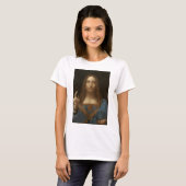 Salvator Mundi by Leonardo da Vinci T-shirt (Voorkant volledig)