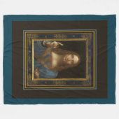 Salvator Mundi c 1500 Leonardo da Vinci Fine Art   Fleece Deken (Voorkant (Horizontaal))