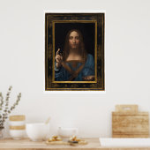 Salvator Mundi Fine Art Poster Print (Keuken)