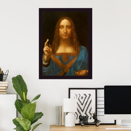 SALVATOR MUNDI FINE ART PRINT (Thuiskantoor)