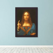 SALVATOR MUNDI FINE ART PRINT (Insitu (Houten vloer))