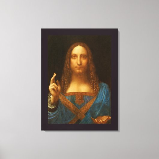 SALVATOR MUNDI FINE ART PRINT (Voorkant)