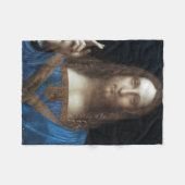 Salvator Mundi, Jezus Christus, Leonardo da Vinci Fleece Deken (Voorkant (Horizontaal))