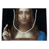 Salvator Mundi, Jezus Christus, Leonardo da Vinci Groot Cadeauzakje (Voorkant)