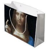 Salvator Mundi, Jezus Christus, Leonardo da Vinci Groot Cadeauzakje (Achterkant Gekanteld)