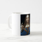 Salvator Mundi, Jezus Christus, Leonardo da Vinci Koffiemok (Voorkant links)