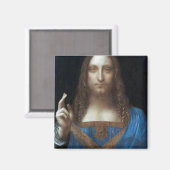 Salvator Mundi, Jezus Christus, Leonardo da Vinci Magneet (Voorkant / Achterkant)
