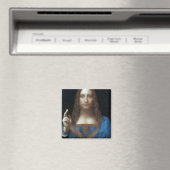 Salvator Mundi, Jezus Christus, Leonardo da Vinci Magneet (Insitu (Vaatwasser))
