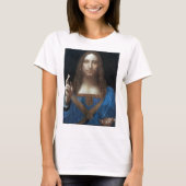 Salvator Mundi, Jezus Christus, Leonardo da Vinci T-shirt (Voorkant)