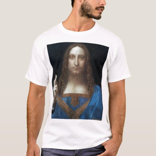 Salvator Mundi, Jezus Christus, Leonardo da Vinci T-shirt (Voorkant)
