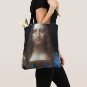 Salvator Mundi, Jezus Christus, Leonardo da Vinci Tote Bag (Dichtbij)