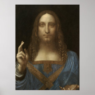 Salvator Mundi, Leonardo Da Vinci, Klassieke Schil Poster